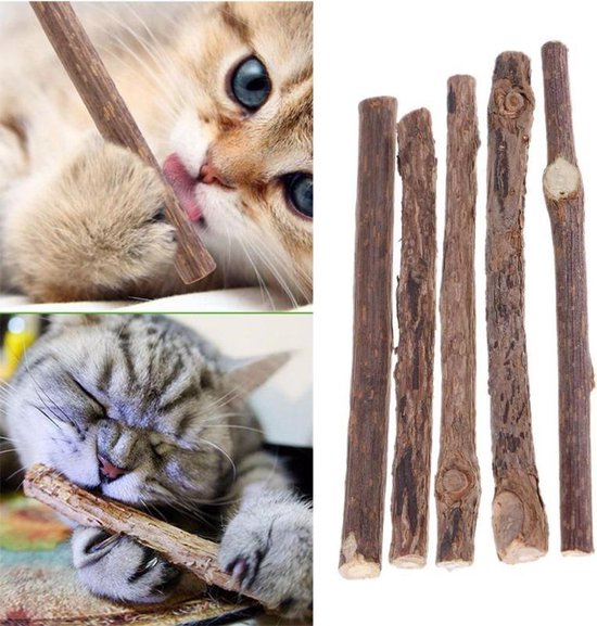 Kattenkruid stokjes|Kattensnacks|Catnip|Matabi stokjes|100% natuurlijk|10 stuks|EPIN 3D