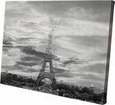 Canvasdoek Eiffeltoren Parijs | Photoshop | Wanddecoratie | 90x60CM