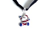 2 Love it Crazy Santa - Choker - Ketting - Lengte 30 t/m 40 cm - Kerst