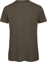 Senvi 5 pack T-Shirt -100% biologisch katoen - Kleur: Khaki XL