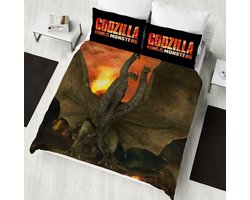 Godzilla Tweepersoons Dekbedovertrek King of Monsters