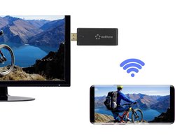 Renkforce renkCast 3 HDMI streaming stick AirPlay, Miracast, DLNA, Externe antenne