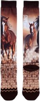 Ruiter sokken – paardrijsokken – kniekousen - Stapp Horse fotoprint -  Paarden - maat 35/38 | bol.com