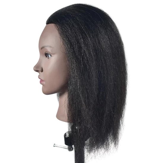 Afro Mannequin head oefenhoofd kaphoofd - Kappers dummy pop | bol.com