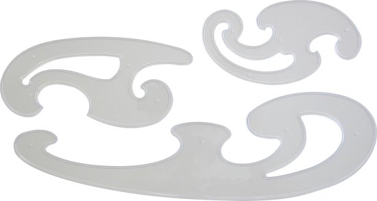 Aristo burmesterset - set 3-delig - glashelder kunststof - AR-5040