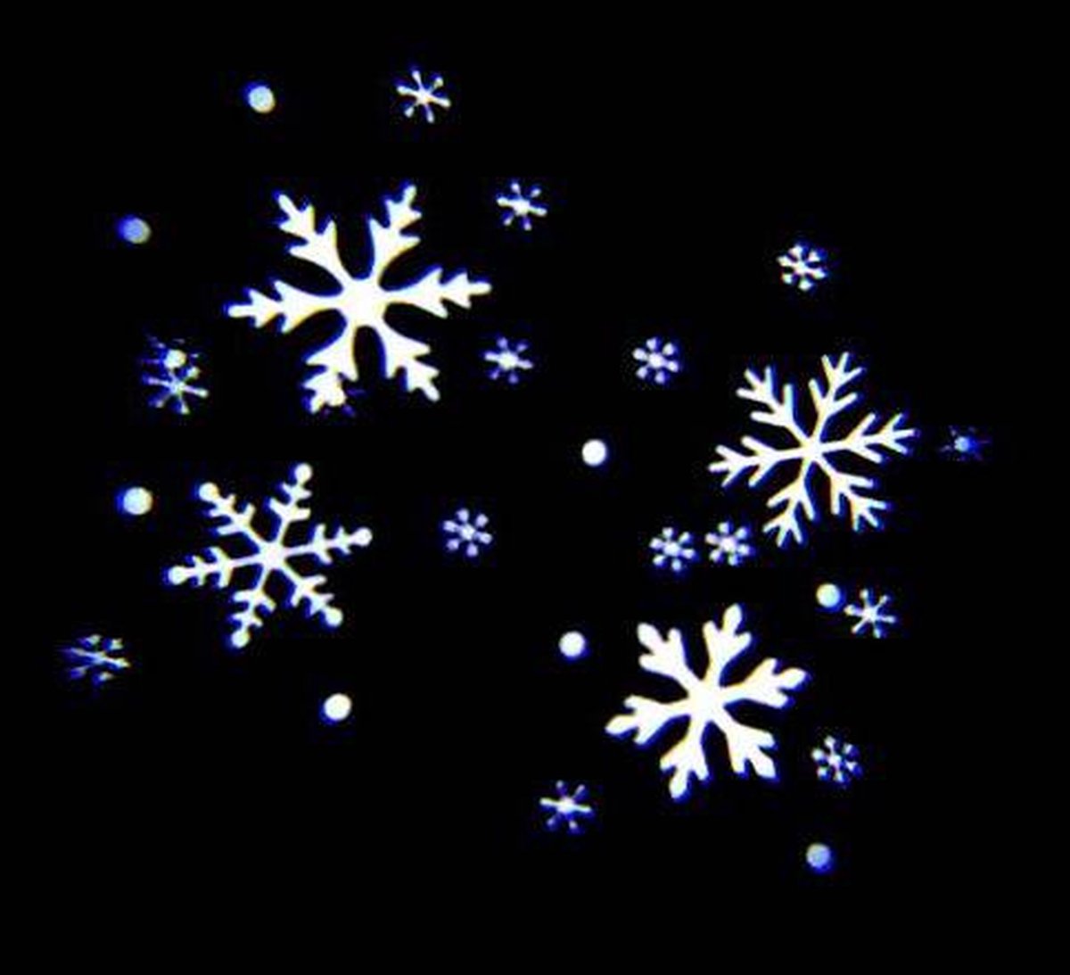 Projecteur de Noël Dolami LED Snowflake - Spot de chute de neige