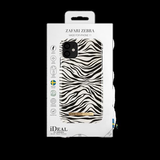 iDeal of Sweden iPhone 11 Backcover hoesje - Zafari Zebra | bol.com