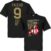Atletico European Cup Winners T-Shirt 2012 - Zwart - S