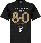 Liverpool CL 8-0 Record T-Shirt - XXL