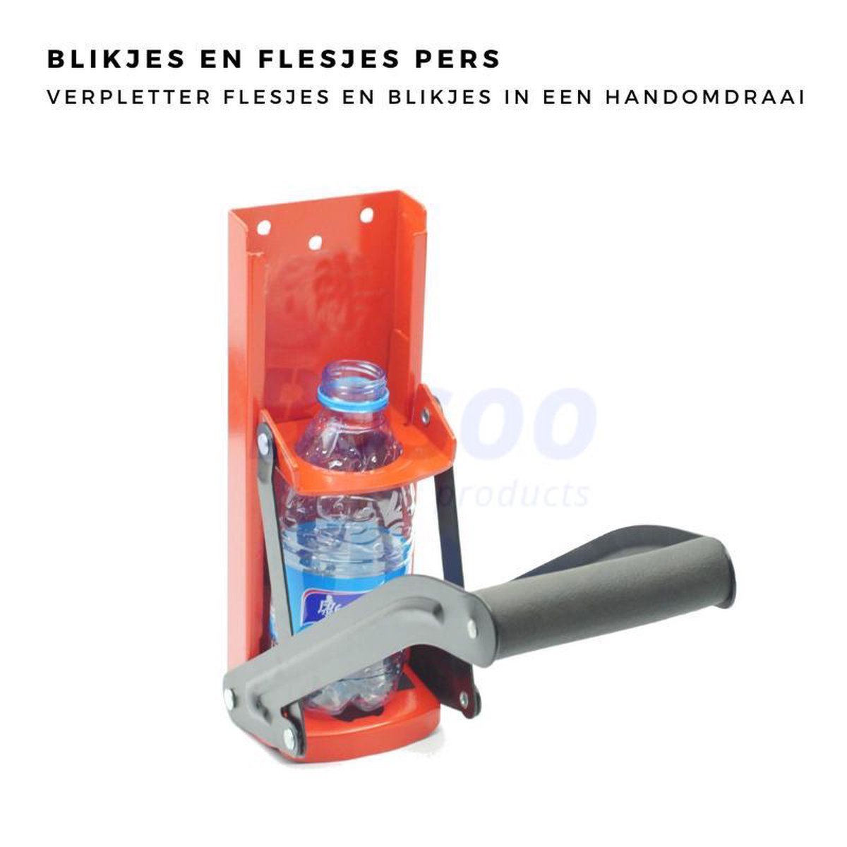 Blikjespers - Flesjespers - 2-in-1- Can Crusher - Blikkenpers - Halve liter  blikken -... | bol.com