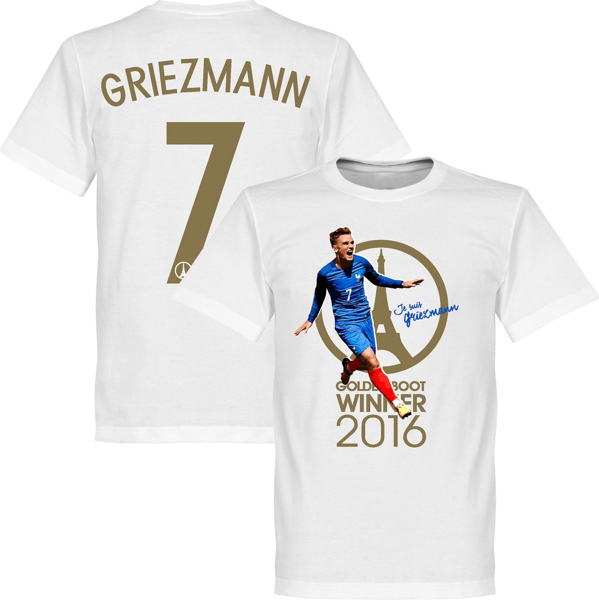 Je Suis Griezmann Golden Boot Euro 2016 T-Shirt - M