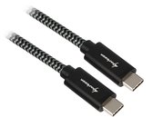 Sharkoon USB 3.1 C-C bk/gy 0.5m