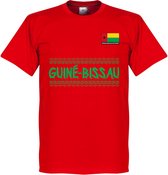 Guinea-Bissau Team T-Shirt - Rood - XXL