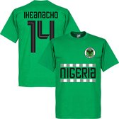 Nigeria Iheanacho 14 Team T-Shirt - Groen - XS