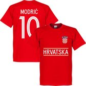 Kroatie Modric 10 Team T-Shirt  - Rood  - XS