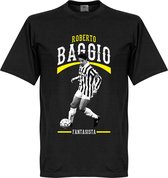 Baggio Juventus Fantasista T-Shirt - Zwart - 5XL