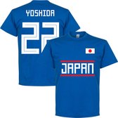 Japan Yoshida 22 Team T-Shirt - Blauw - XXXL
