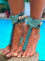 Barefoot sandals Copacabana turquoise