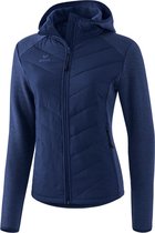 Erima Basic Dames Doorgestikt Jack - Jassen  - blauw donker - 40