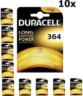 Duracell 364-363 1.5V knoopcel batterij - 10 Stuks