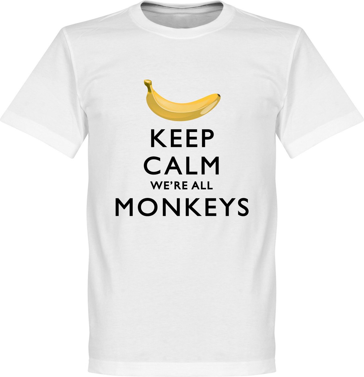 Keep Calm We're All Monkeys T-Shirt - XL