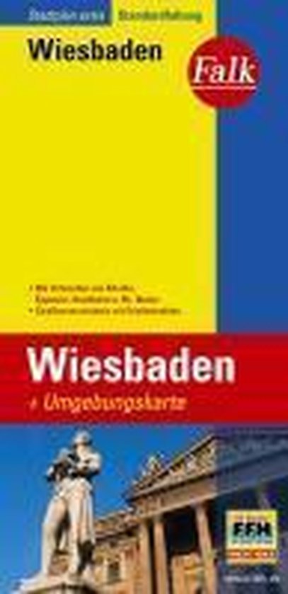 Falk Stadtplan Extra Standardfaltung Wiesbaden - cover