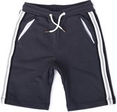 Little Label - contrast shorts baby jongens - antra melee - maat: 86 - bio-katoen