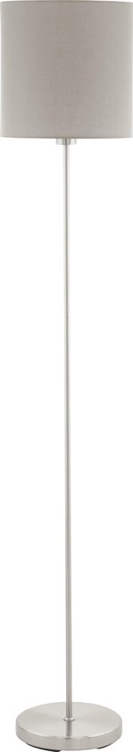 EGLO Pasteri Vloerlamp - E27 - 157,5 cm - Grijs/Taupe