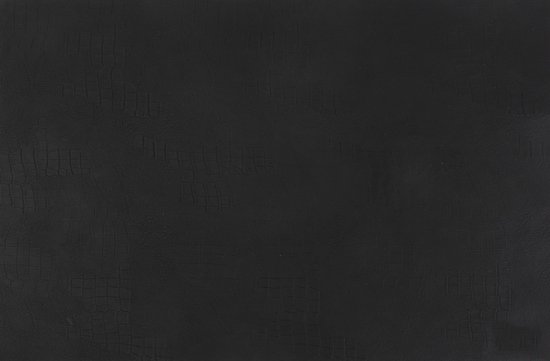 BonBistro - Placemat 45x30cm - Lederlook Zwart - Layer (Set van 12)
