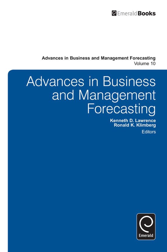 Advances in Business and Management Forecasting 10 - Advance ... - cover