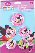 Disney Buttons Minnie Mouse 5 Stuks