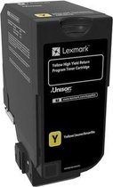 Lexmark 74C2HY0 12000pagina's Geel laser toner & cartridge