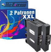 PlatinumSerie 2x cartridge alternatief voor RICOH GC-41 GC41 Black