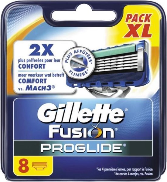 Gillette Fusion Proglide Scheermesjes - 8 Stuks