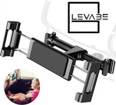 2019 Levabe Tablethouder Voor in De Auto - Autohouder - Zwart Sterk - iPad houder - Hoofdsteun