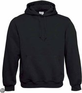 B&C Hooded Sweater 80/20 Black, maat XS