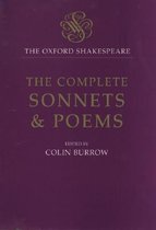 Paarse kaft van 'The Complete Sonnets & Poems' door Colin Burrow, uitgegeven door The Oxford Shakespeare.