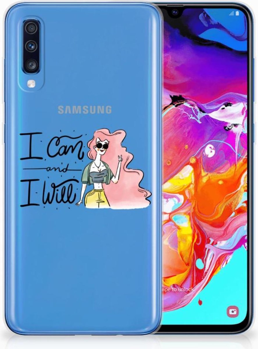 Samsung Galaxy A70 Telefoonhoesje met Naam i Can