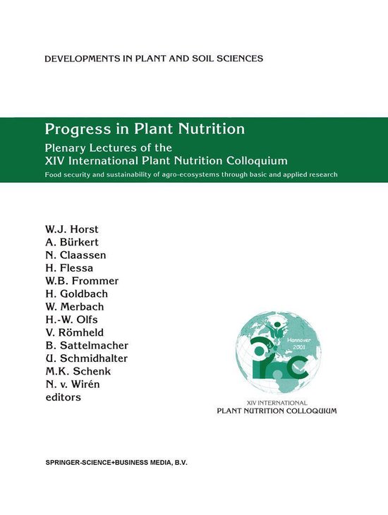 Foto: Developments in plant and soil sciences 98 progress in plant nutrition plenary lectures of the xiv international plant nutrition colloquium