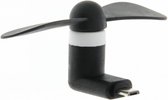 Smartphone ventilator Zwart - Met Micro-USB plug