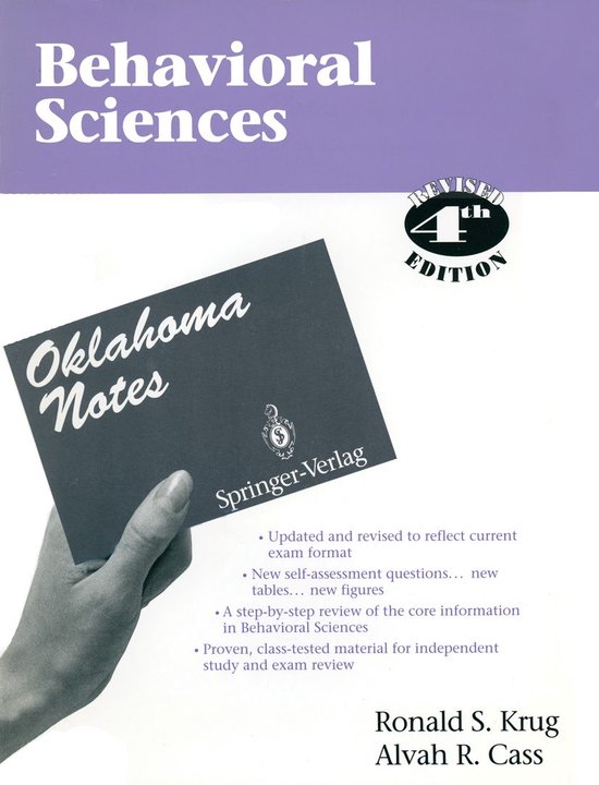 Oklahoma Notes - Behavioral Sciences - cover
