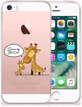 iPhone SE | 5S Uniek TPU Hoesje Giraffe