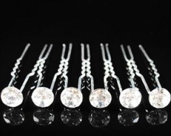 PaCaZa - Hairpin - Strass Diamant - 5 stuks