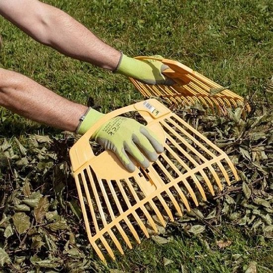 JOST Bladgrijper set, 2 in 1, geel kunststof van JOST — afbeelding 3
