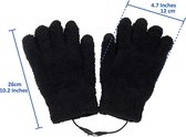 Obbomed Unisex Touchscreen handschoenen Zwart - Comfort binnenhuis