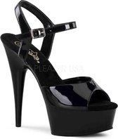 EU 36 = US 6 | DELIGHT-609 | 6 Heel, 1 3/4 PF Ankle Strap Sandal