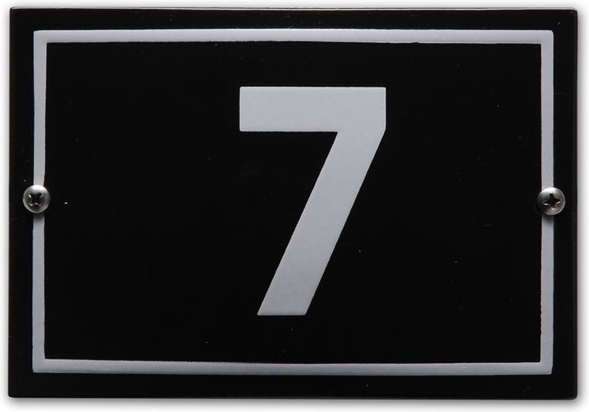 Huisnummer model Phil nr. 7