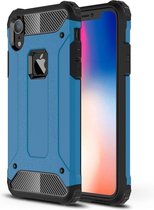 Armor Hybrid Back Cover - iPhone Xr Hoesje - Lichtblauw