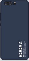 BOQAZ. Huawei P10 hoesje - Plus hoesje - hoesje URBN mat blauw