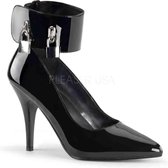 EU 44 = US 13 | VANITY-434 | 4 Pump W/ Locking Ankle Cuff & Padlocks